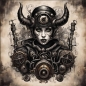 Preview: Steampunk Cyber Female